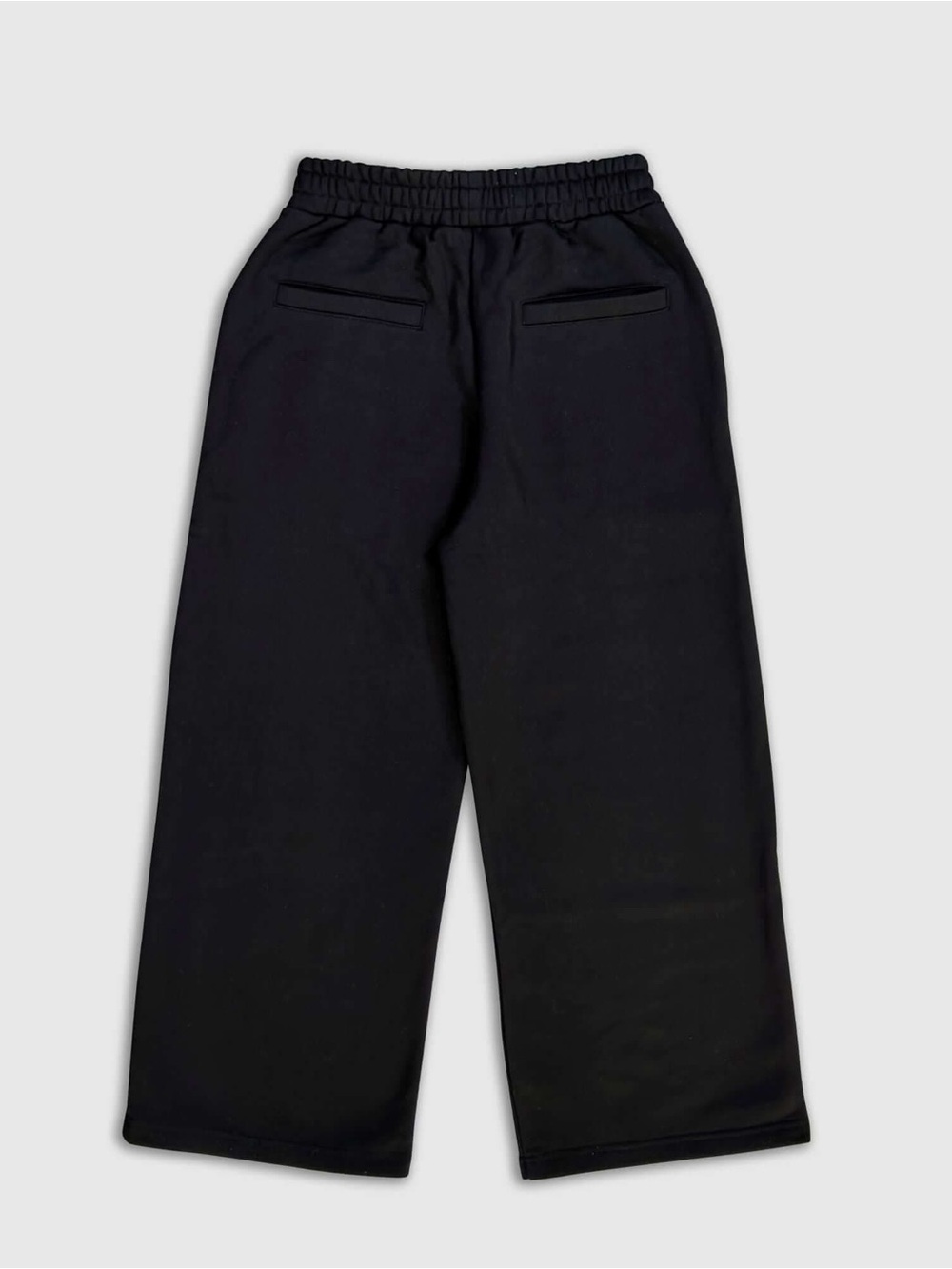 Bareline Men's Black Wide-Leg Pants Sweatpants